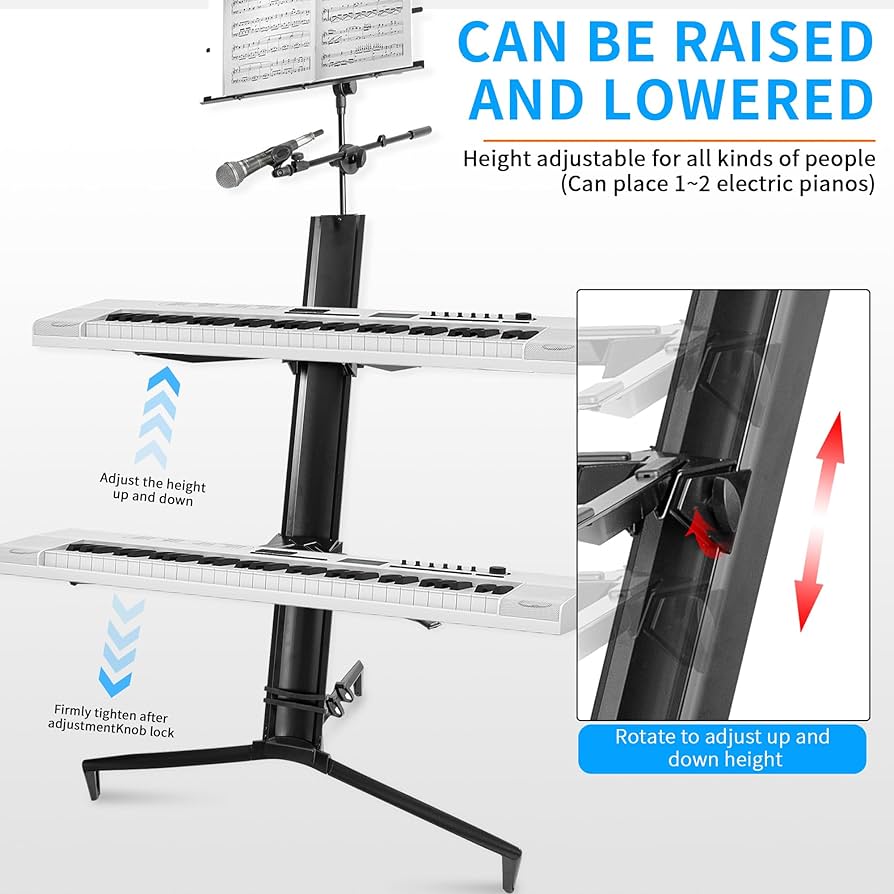 Amazon.com - AKOZLIN Aluminum Alloy Keyboard Stand Spider 61 76 88
